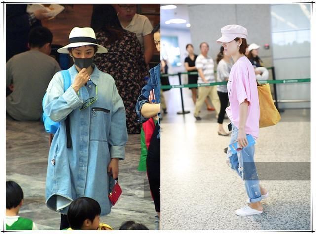 本以为马伊琍的机场穿搭够随性的了，可看到孙俪，我沉默了！