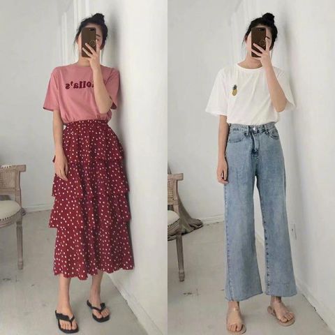 『人人』18套休闲少女风示范,简单又百搭,而且是衣橱里人人都有的单品