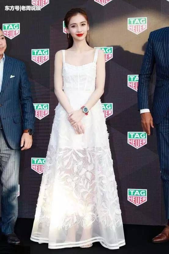 同穿吊带裙，章泽天和杨颖的气质差别大，豪门贵妇和明星的区别?