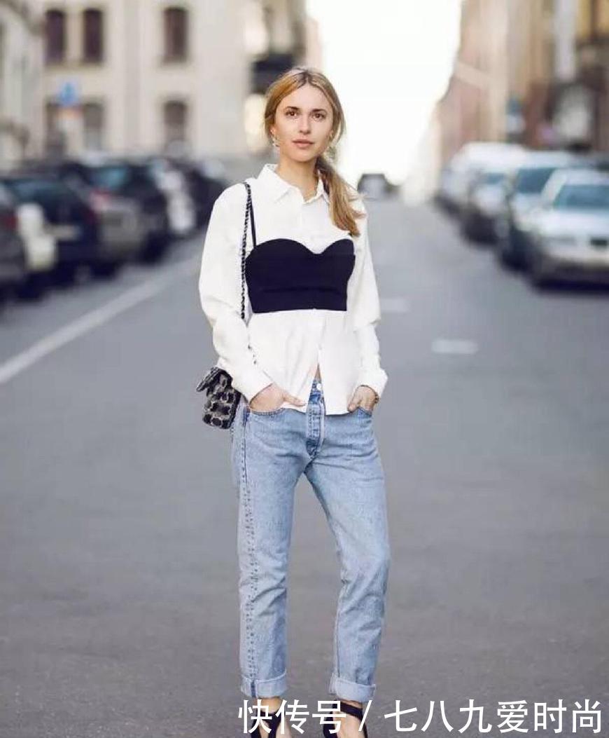 适合上班族的职场穿搭：衬衫＋牛仔裤，穿出干练洒脱范！