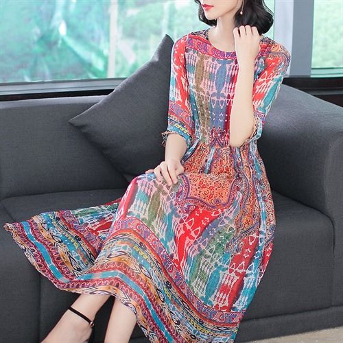 天，新出三千多杭州“丝绸裙”现价一折!媳妇好不容易抢8件