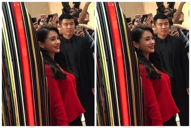 Baby穿毛衣出席活动，路人镜头下，暴露了她的真实颜值！