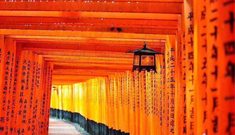  #金阁寺#日本仿效中国修建的城市，用金子打造寺庙，庭院被称为极乐净土