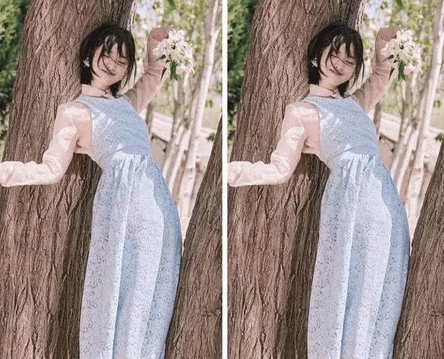 沈月与关晓彤同穿旗袍，一个靠上半身取胜，另一个靠下半身取胜