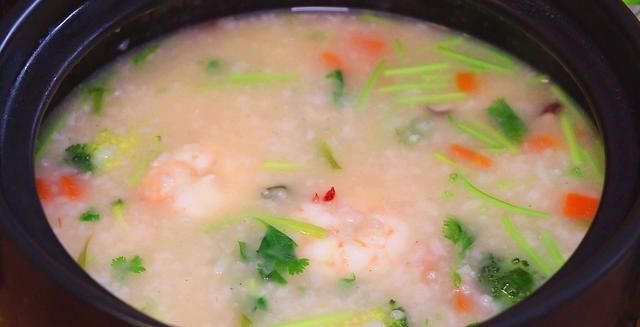  香味■这才是鲜虾粥的正确做法，香味十足，鲜粥浓郁黏滑，方法超简单
