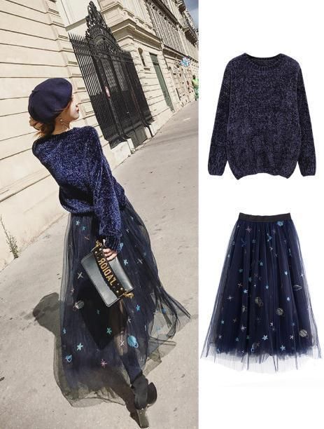 今秋一定要穿纱网裙,太美了!一个转身都让人忘了呼吸!仙气十足