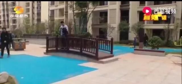  小区@被某小区“塑胶人工湖”惊到了？看看自带泳池的盘有哪些