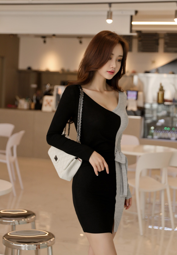 女神孙允珠，天使妖精双面佳人玲珑包臀裙