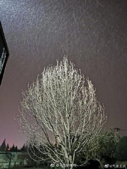  延庆■2019北京初雪准时出现 昌平延庆等地降雪