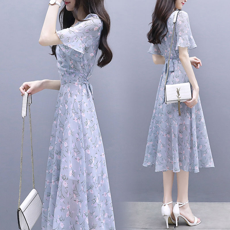 真刷新了我的认知!这连衣裙真能改变我的气质，洋气清新美丽吸睛