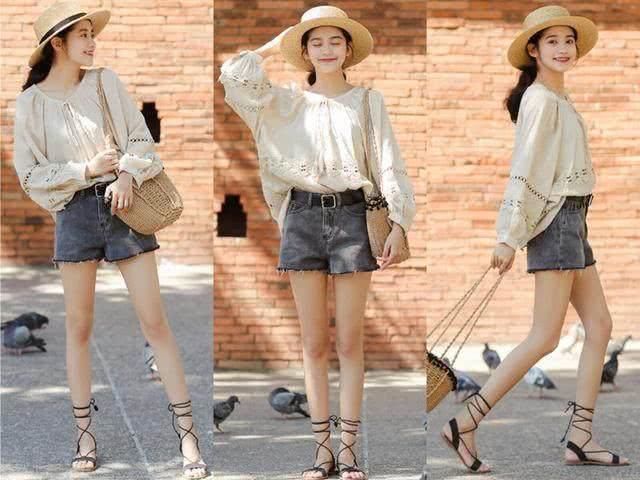 一条牛仔短裤，能包揽你一整个夏天的穿搭!