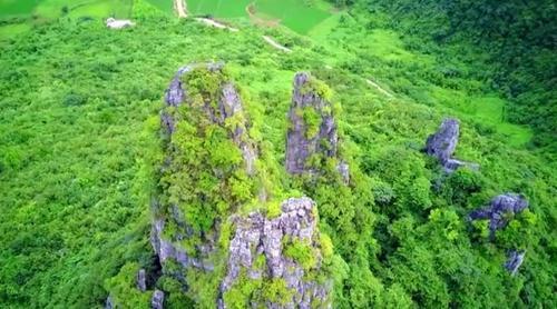 广西有座山，形似人的五根手指，难道是如来佛的五指山？