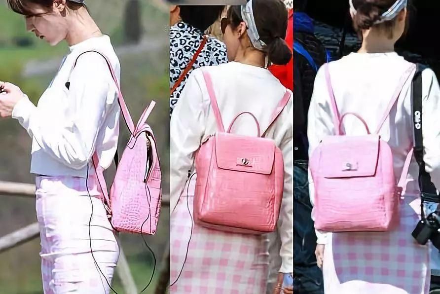 李菲儿真的太敢穿了，机场私服女人味十足，开扣裤子设计最是大胆