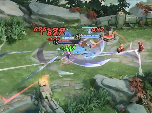  『玩家』王者荣耀：东方镜从边路如何位移到中路，玩家：乍一看460