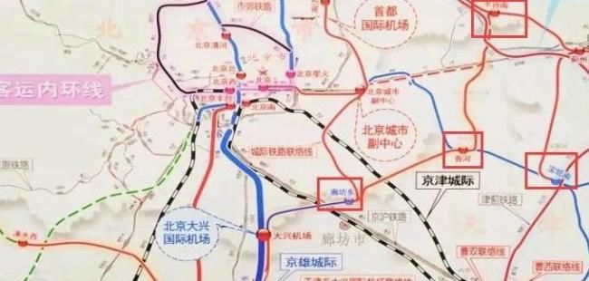  #连接#多条连接北三县！京津冀规划建设27条铁路！