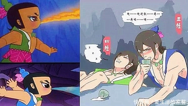 当葫芦娃变身美男子,大娃变身呆萌吃货,六娃却