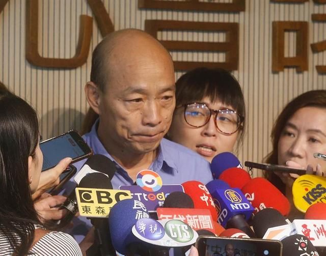  「努力」回高雄第一天，韩国瑜：向市民道歉，会努力拼市政