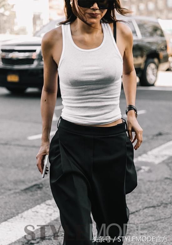 背心搭阔腿裤，大写加粗的高级清凉夏装！
