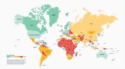 2018年全球政治风险地图发布 企业购买保险以