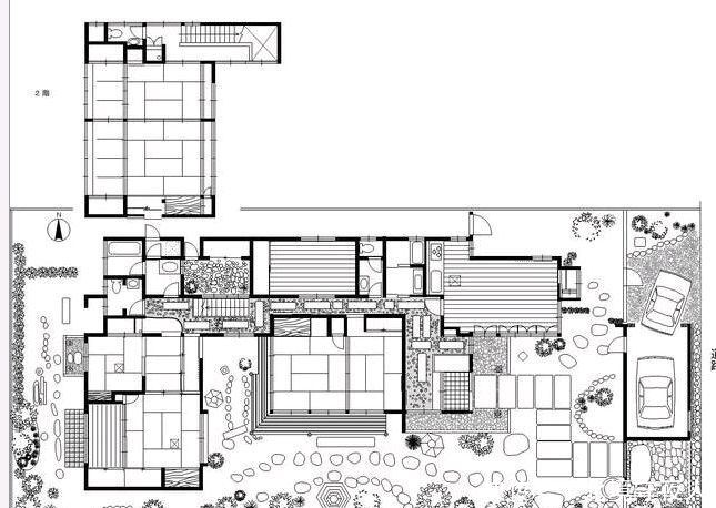  [建筑]日本千年古都京都复古木造两层建筑丨京都?古民宅