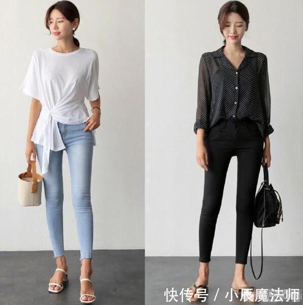 『衣服塞进裤』简单大方的衣服搭配风格?