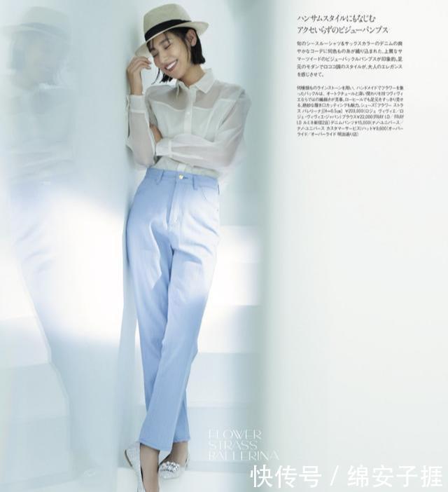  #肚子#有肚子的中年女人不要“塞衣角”，瞧日杂模特这样穿，显瘦又时髦