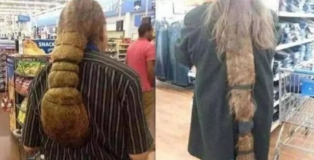 女子把“扫把”挂在自己身上?7年不洗头只因丈夫喜欢自然的秀发