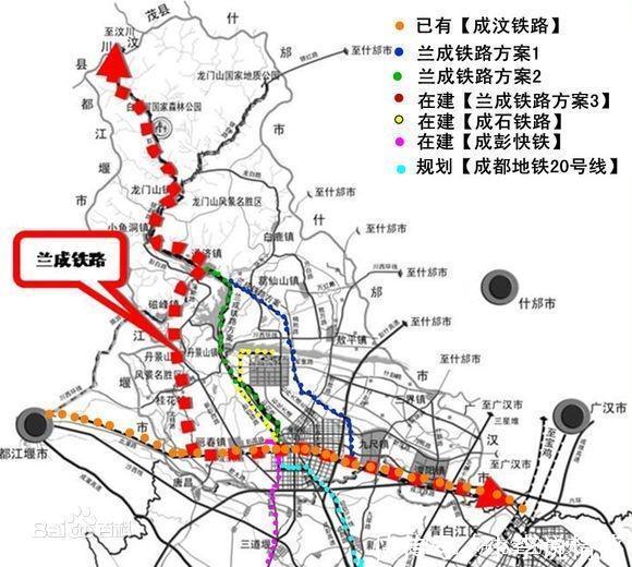中国又迎新铁路，兰州到成都只需4小时，预计2020年建成通车