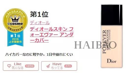 2018上半年Cosme大赏榜单新鲜出炉！