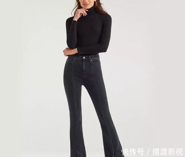 「开衩设计」2020还穿阔腿裤就out了!今年超火的 “ 妈妈裤 ”,拉长腿巨时髦