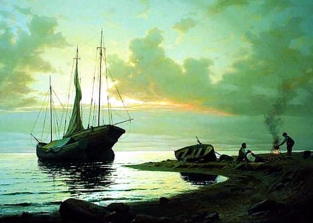 【醉在画中】俄罗斯画家米哈伊尔.费多罗夫风景油画