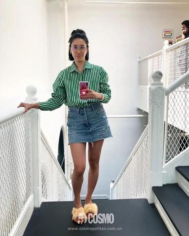 时髦办｜Eva Chen这个时髦精，夏天最爱还是衬衫+牛仔（和我一样