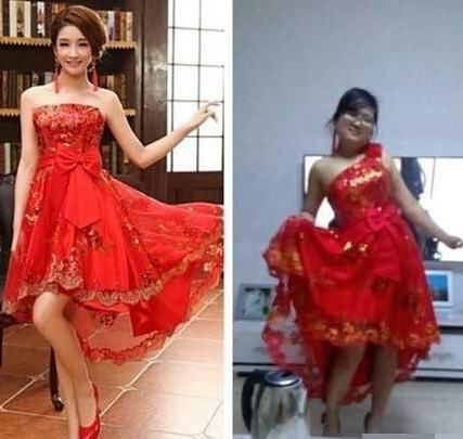 网友晒婚纱买家秀，看到第3个我就笑了！看完可以省钱！