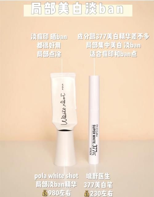  『预算』黑皮女孩的美白指南，淡斑用倩碧镭射瓶，预算不够入小白瓶