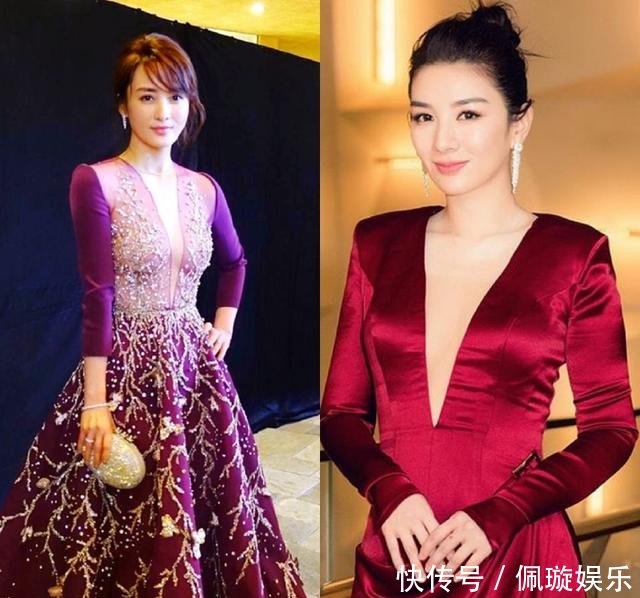 看了蒋勤勤的深V礼服,再看黄奕,才知道女人味的差距有多大!