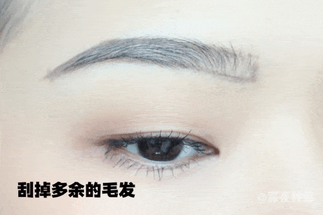  眉型条件稍@0基本画眉教程！看了你也就会了
