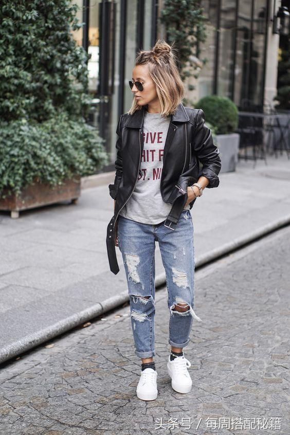 流水的搭配，铁打的小白鞋!