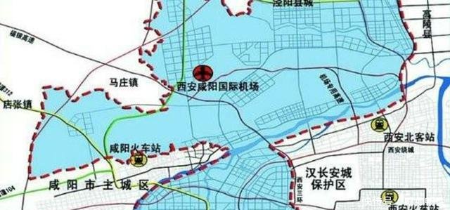 陕西最有望合并的两座城市, 机场共用, 城市一体化