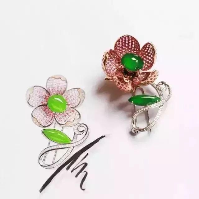 美得无与伦比!有一种美，叫翡翠镶嵌!