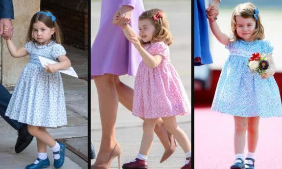 带货女王夏洛特穿的这些小花裙，简洁又时尚，凯特王妃选择它是有