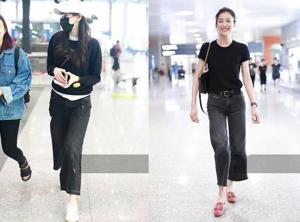 迪丽热巴厉害了!168身高穿阔腿裤完全不输刘雯,网友:腿精