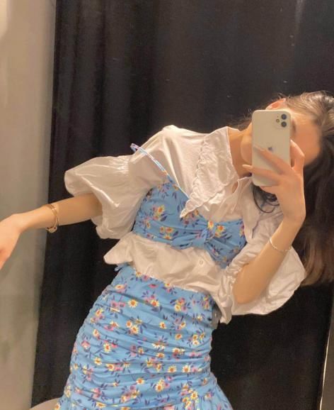 蓝白色■Zara仙女单品,这么穿真的美翻了!