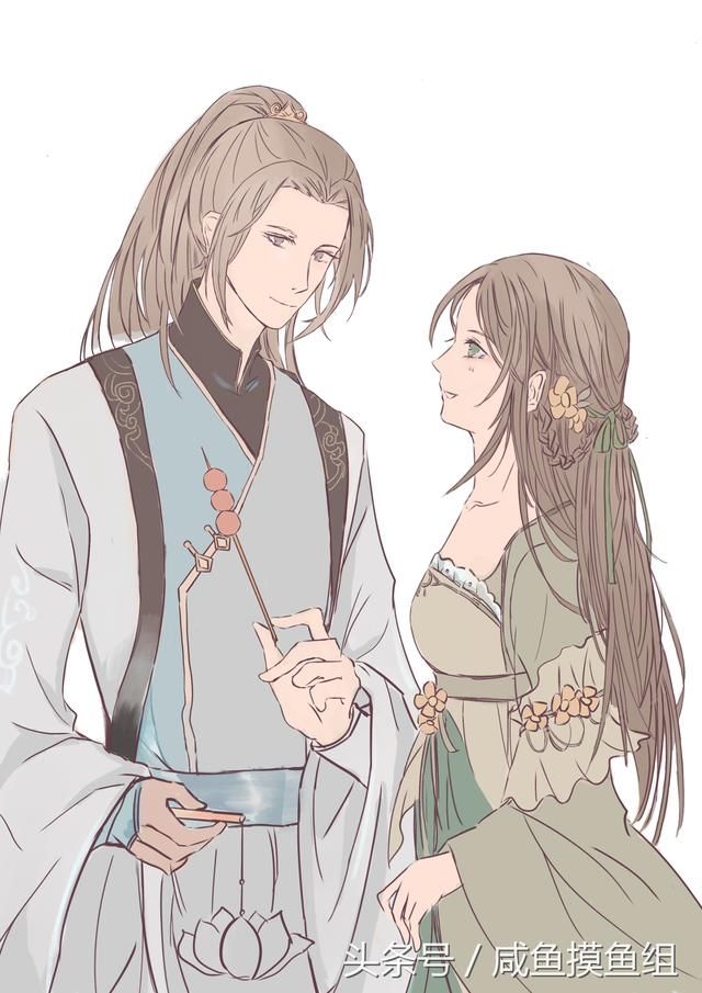 板绘教程遇见逆水寒叶问舟同人插画教程