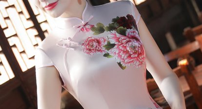 女人要够胆,翘臀丁字裤配旗袍那不得了