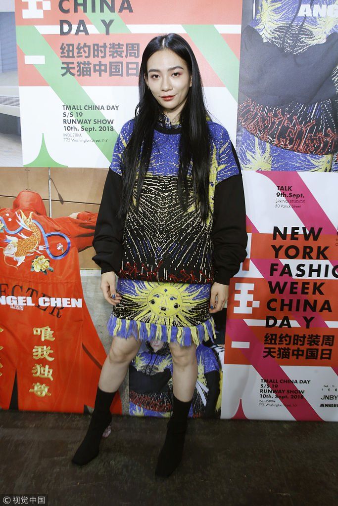 2019春夏纽约时装周：90后中国设计师 Angel Chen秀 街舞选手陈妍