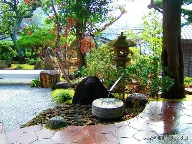 庭院景观之铁打的禅意，流水的创意