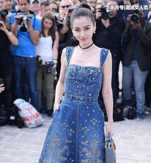 女星牛仔裙大比拼，刘亦菲最清新，唐嫣最少女，最尴尬的是马伊琍