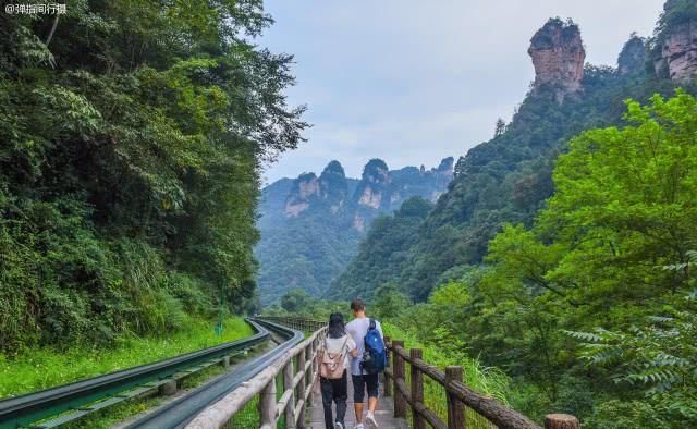 湖南张家界十里画廊，奇峰异石美如图画，是当地最会讲故事的景区