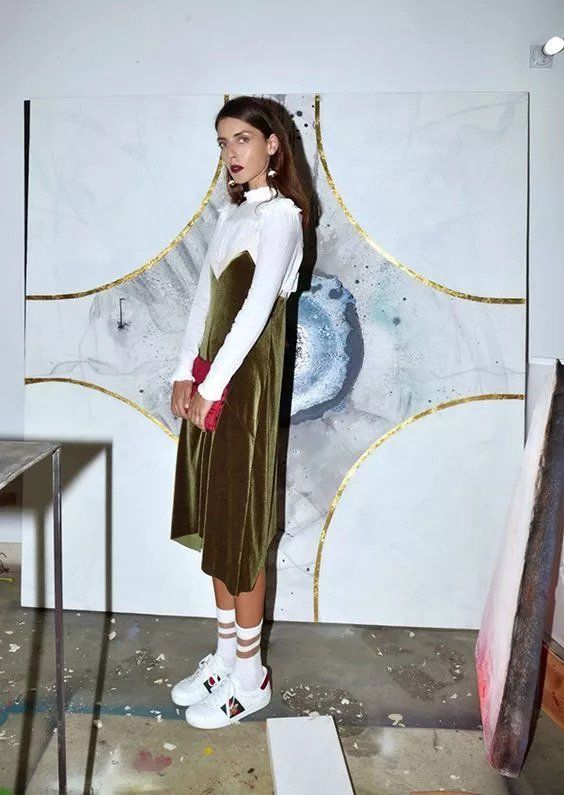 吊带裙真的百搭又好看