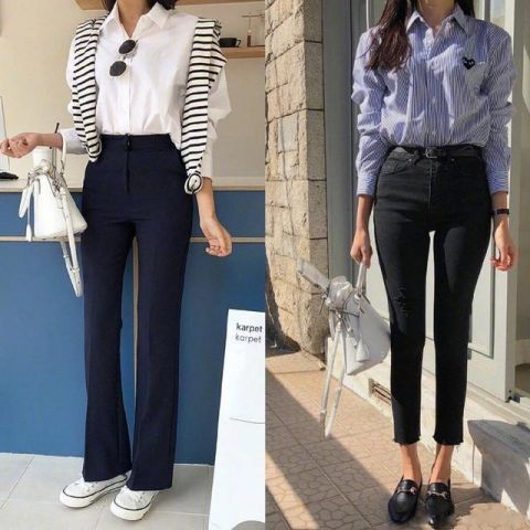  #fashion#衬衣fashion知性，不失为通勤好搭配，穿出一等一的优雅高级